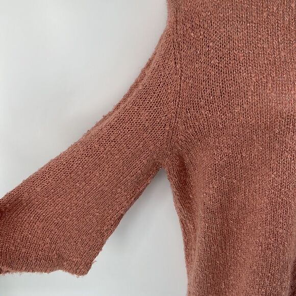 The Fifth Label blush pink peach sweater half flare sleeve EUC XS - Picture 6 of 11